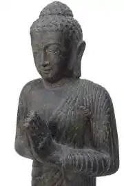 Artikelbild 2 des Artikels “Stehender Buddha, quadratischer Sockel. Gefaltete Hände. 27 x 28 x 153cm “